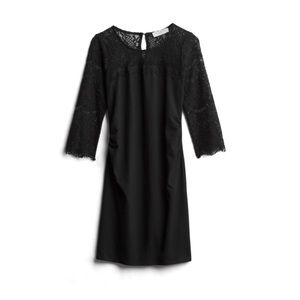 Ravine maternity 3/4 lace sleeve dress